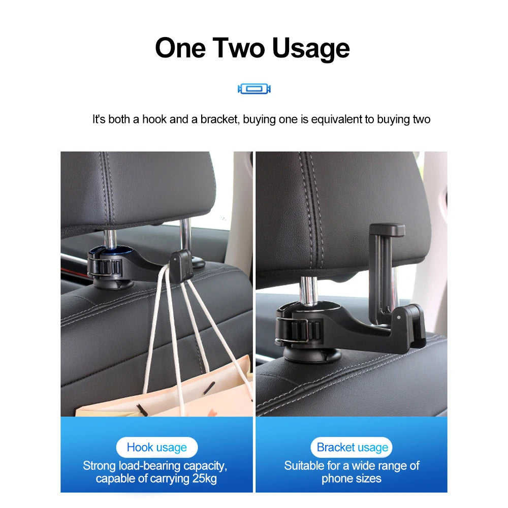 Universal Auto Halterung Haken Multi-Funktion Hängen Aufbewahrung Handy Halter Rücksitz Aufhänger Haken Für Tasche Geldbörse Tuch Lebensmittel