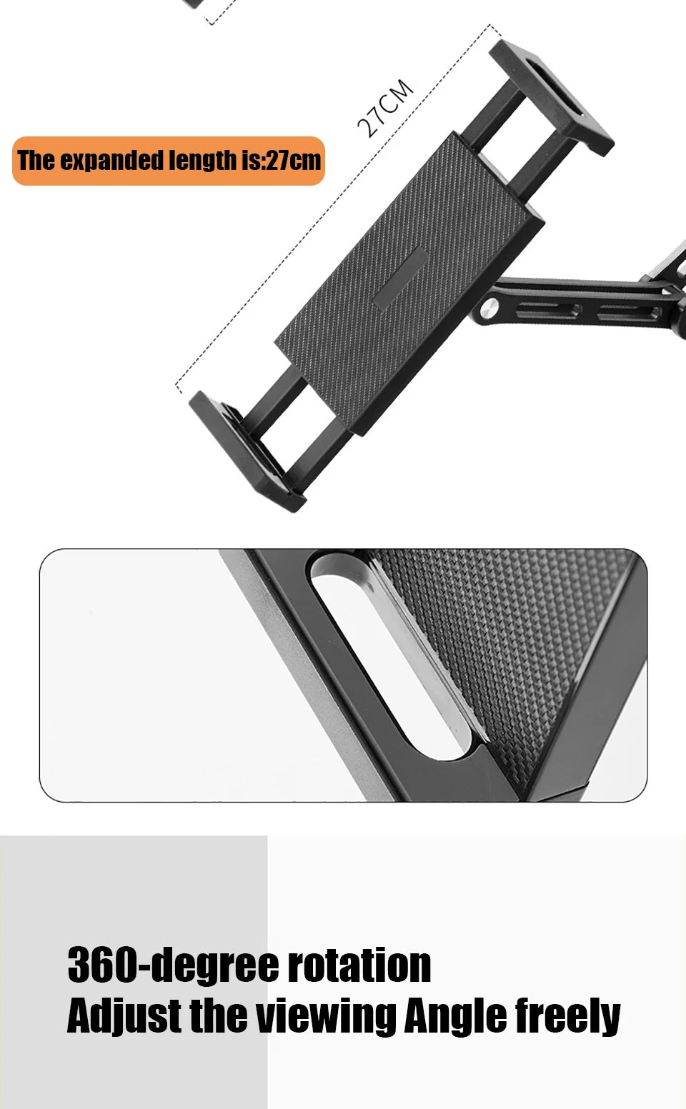 OUTMIX Cantilever Tablethalterung - 360° 4,7–12,9 Zoll