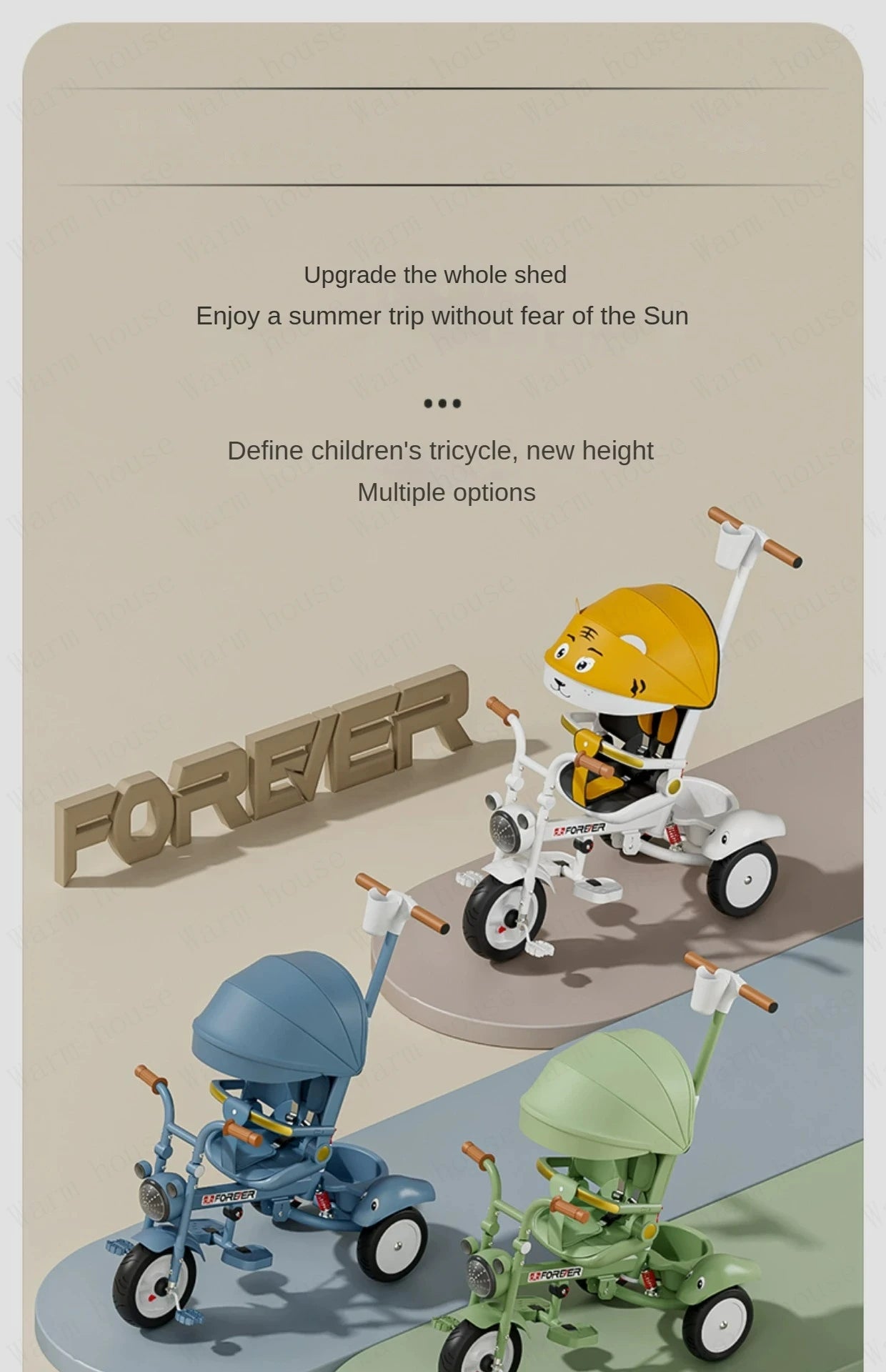 Neues Kindertrikot, Recliner und Sitzender Foldable Portable Stroller, 1-6 Jahre Alt Multifunktionales Kinderfahrrad