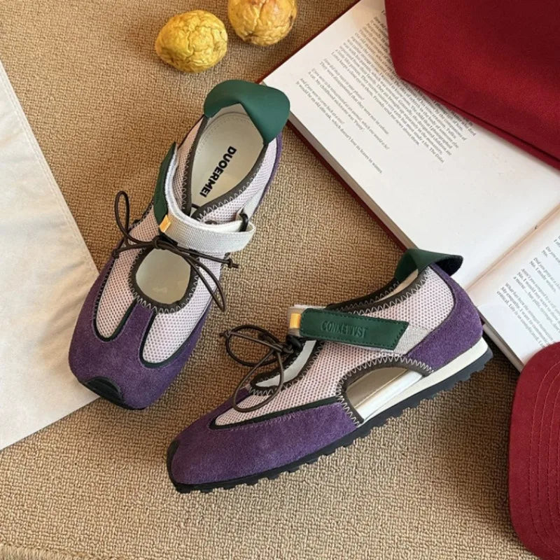 Women Sneakers Casual Mesh Flat Sandals Sport Shoes Woman 2025 Trend Summer Running Comfort Loafers Hiking Sandalias De Mujer