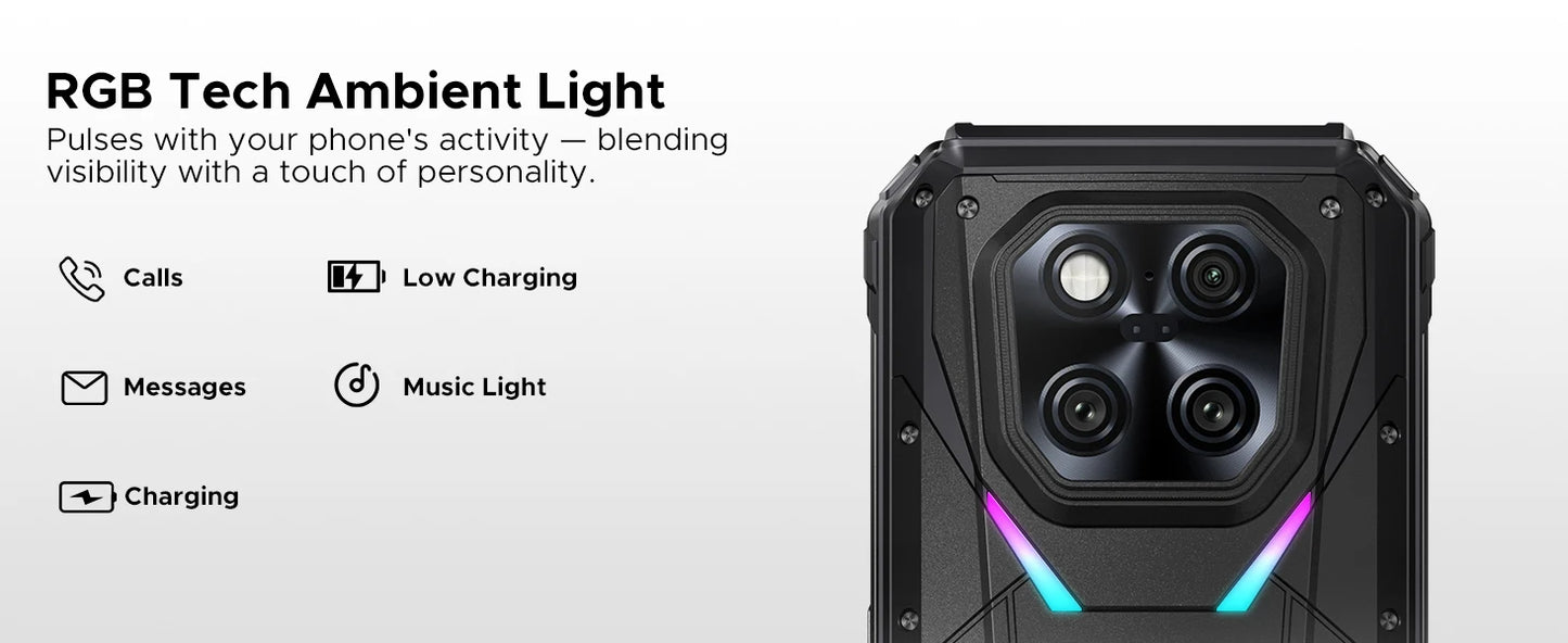 DOOGEE V Max Play Projektor Smartphone - 20500mAh Akku, 45W, 6,78 Zoll