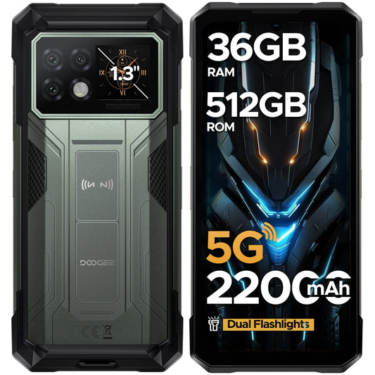 DOOGEE S200 Max Outdoor 5G - 22000 mAh Akku, 66 W, 6,72 Zoll