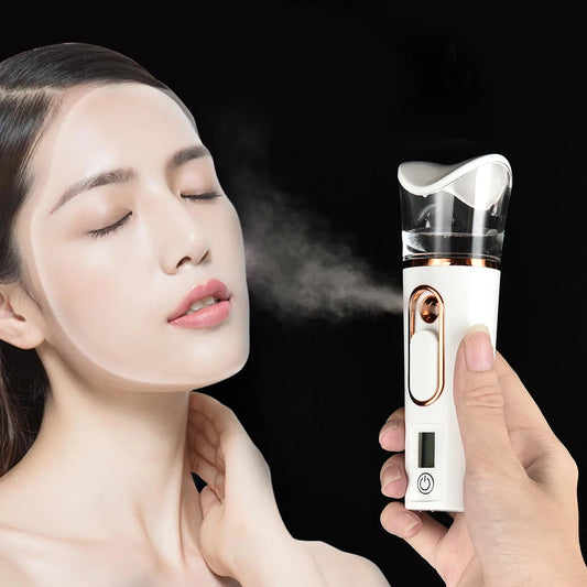 Beauty-Vernebler 2025: Handheld-Nano Mini-Moisturizing - LED Display Collection