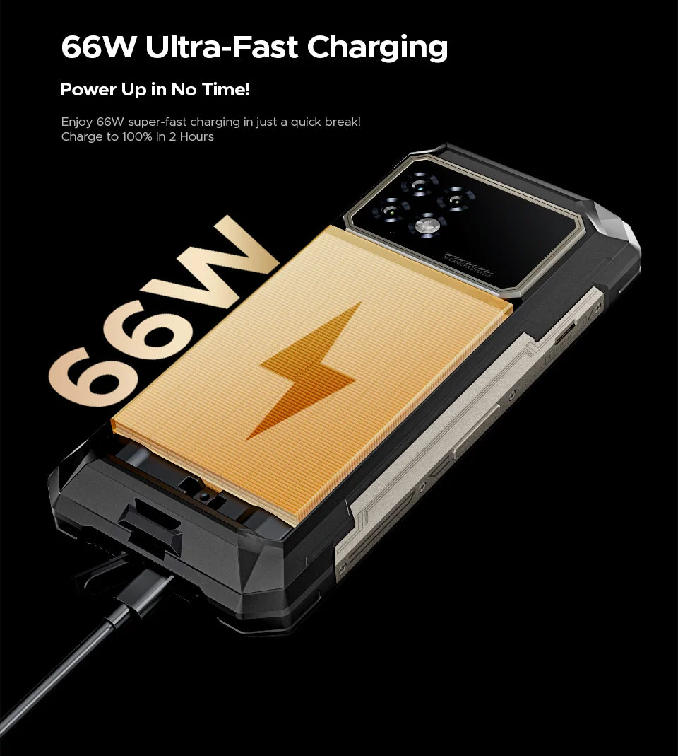 DOOGEE S200 Max Outdoor 5G - 22000 mAh Akku, 66 W, 6,72 Zoll