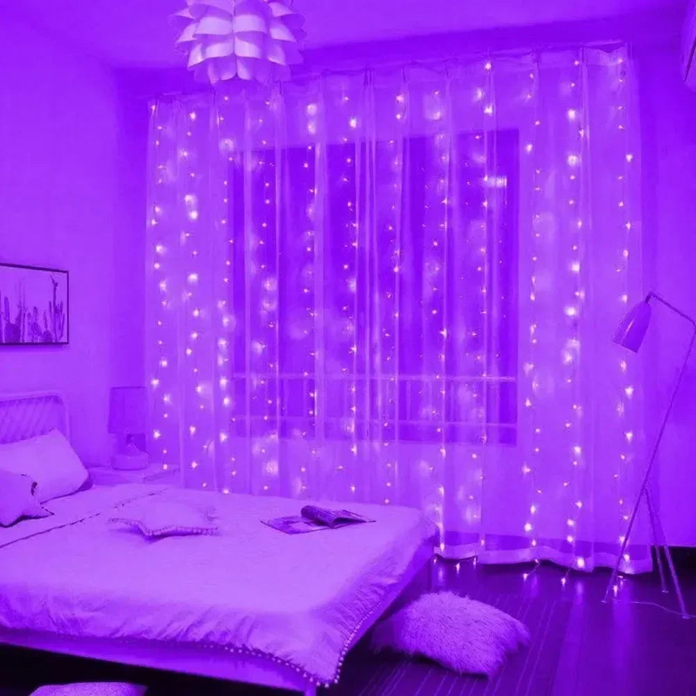 FairyLights CurtainLights Fernbedienung - Länge 3 4 6 m, USB, <60 lm