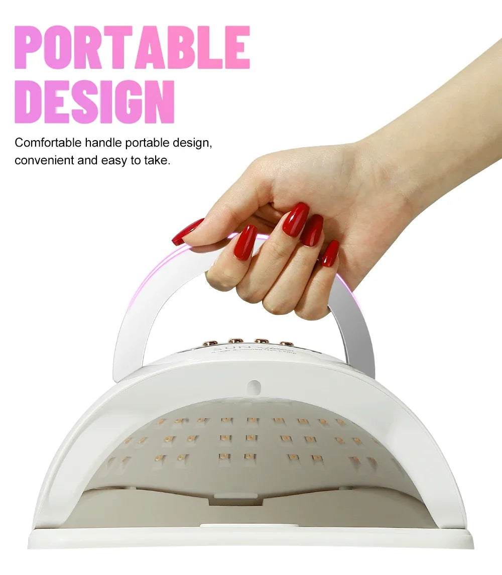 Sun X26 MAX Nail Art UV LED Lamp For Nails Manicure 81LEDS Professional Gel Polish Drying Lamps With Timer Auto Sensor