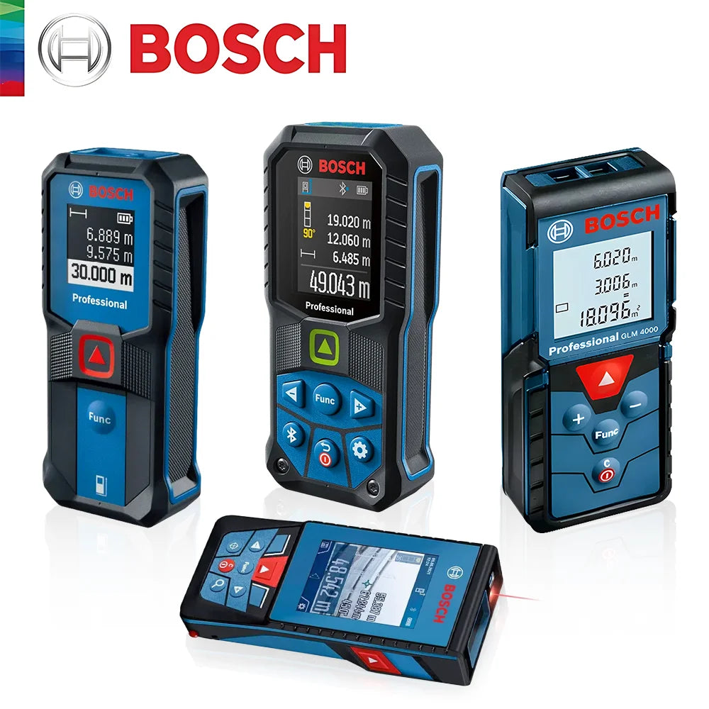 Bosch Laser Entfernungsmesser 30/40/50/100m Distanzmesser Hochpräzision Laser Level Elektronisch Bluetooth Messwerkzeuge GLM 50-27CG