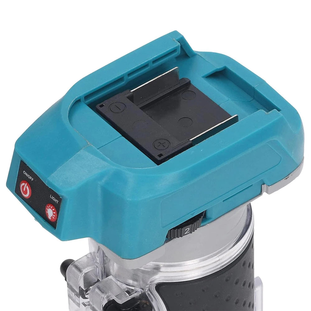 Woodworking Electric Trimmer Brushless Wood Router Wood Trimmer Machine Engraving Slotting Machine for Makita 18V Battery