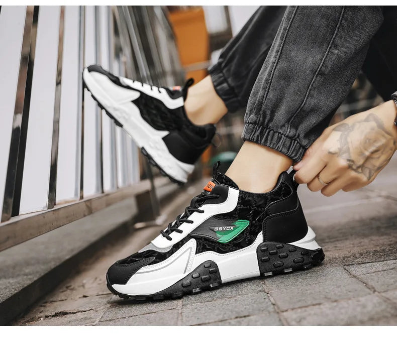 Herren-Platform-Sneaker 2025: Luxus Winter Cotton - Plus Size Running Collection