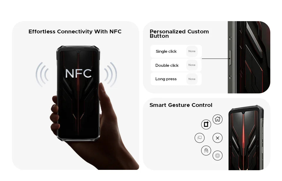 DOOGEE S119 Robustes Smartphone - 10200 mAh Akku, 33W, 6.72 Zoll