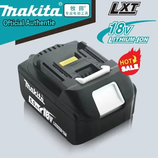 Authentic Makita 18V 6Ah rechargeable power tool battery with LED lithium-ion substitute LXT BL1860B BL1860 BL1850 charger