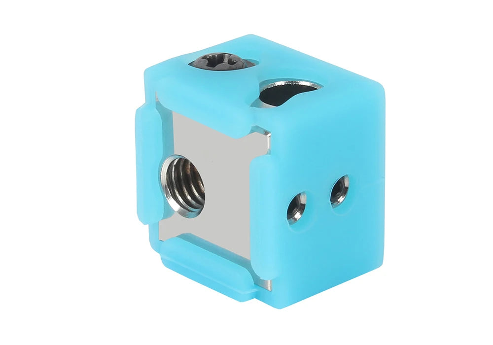 LERDGE Aluminium Heat Block For J-head Extruder HotEnd 3D Printers High Temp Silicone Socks Parts BP6 Heating Block Accessories