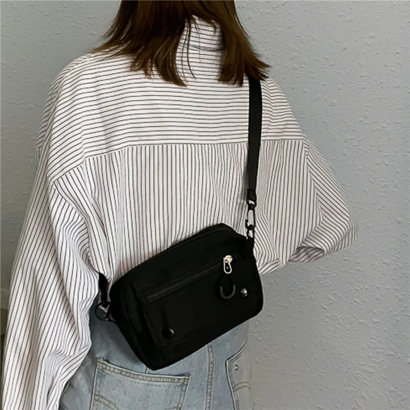 Umhängetasche 2025: Canvas Casual Versatile Fashion - Large Capacity Mobile Phone Coin Purse Women Collection