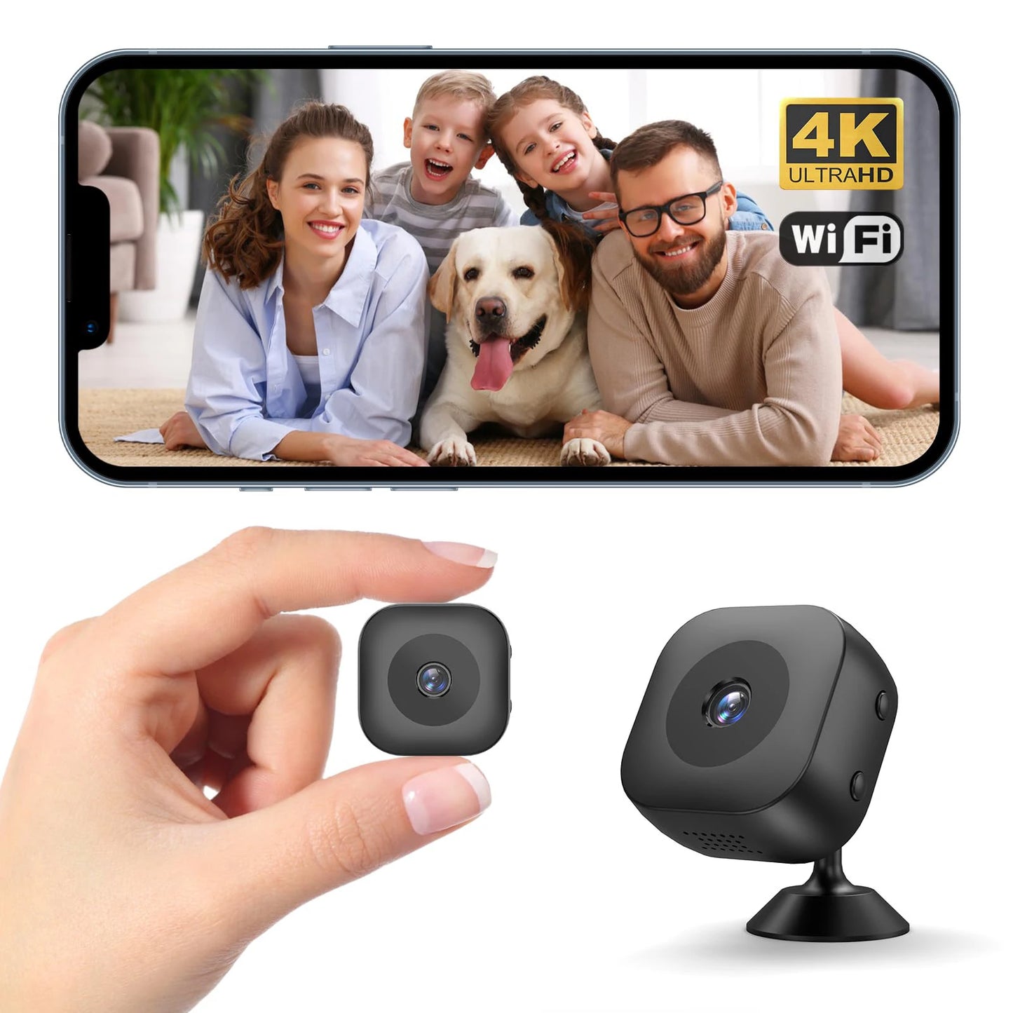 Mini-Kamera 2025: Xiaomi Mini Security Camera 4K HD Full Color Night Vision WiFi Monitor Waterproof Collection