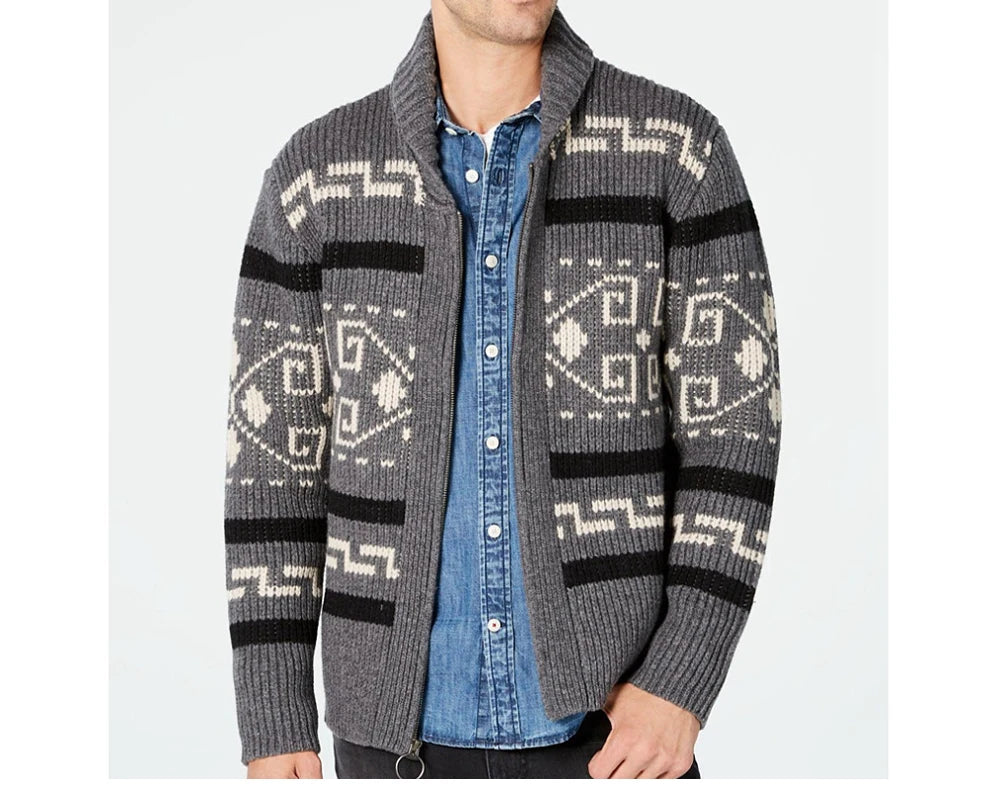 Zhejiang Premium Kaschmir Strickcardigan - Wärmekomfort Kapazität Hoch, Leistung Warm, Größe XL