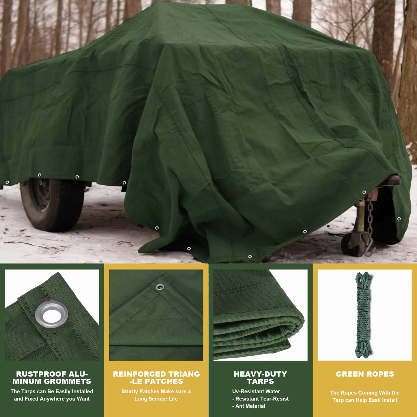 450gsm Heavy Duty Multipurpose Tarpaulin Cover