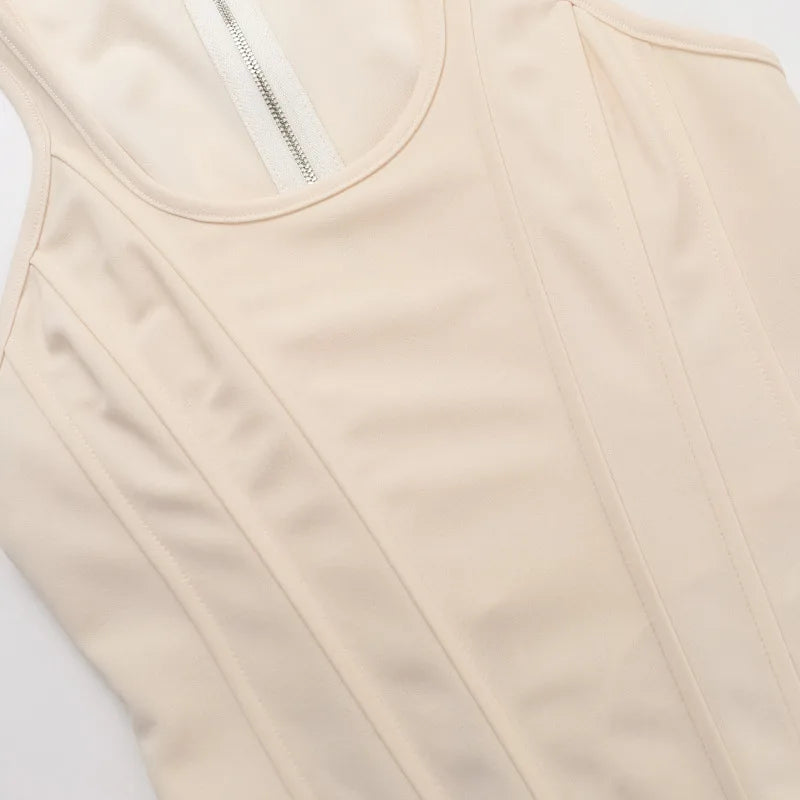 Women Tops 2025 Summer Corset Fashion Camisole Casual Vest Slim Fitted Shaper Tank Top Woman T-Shirt Girdle Top Female Shapewear