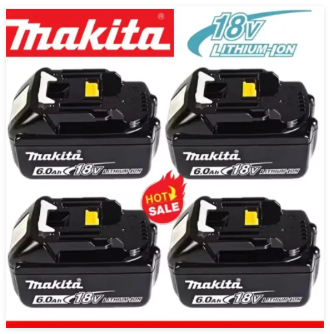 Original Makita battery, 18V 9.0Ah rechargeable battery, power tool BL1830 BL1840、BL1850、BL1860B、 Makita 18V lithium battery