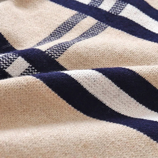 KleinkindKaro Pullover Plaid - Größe 98 104 Baumwolle