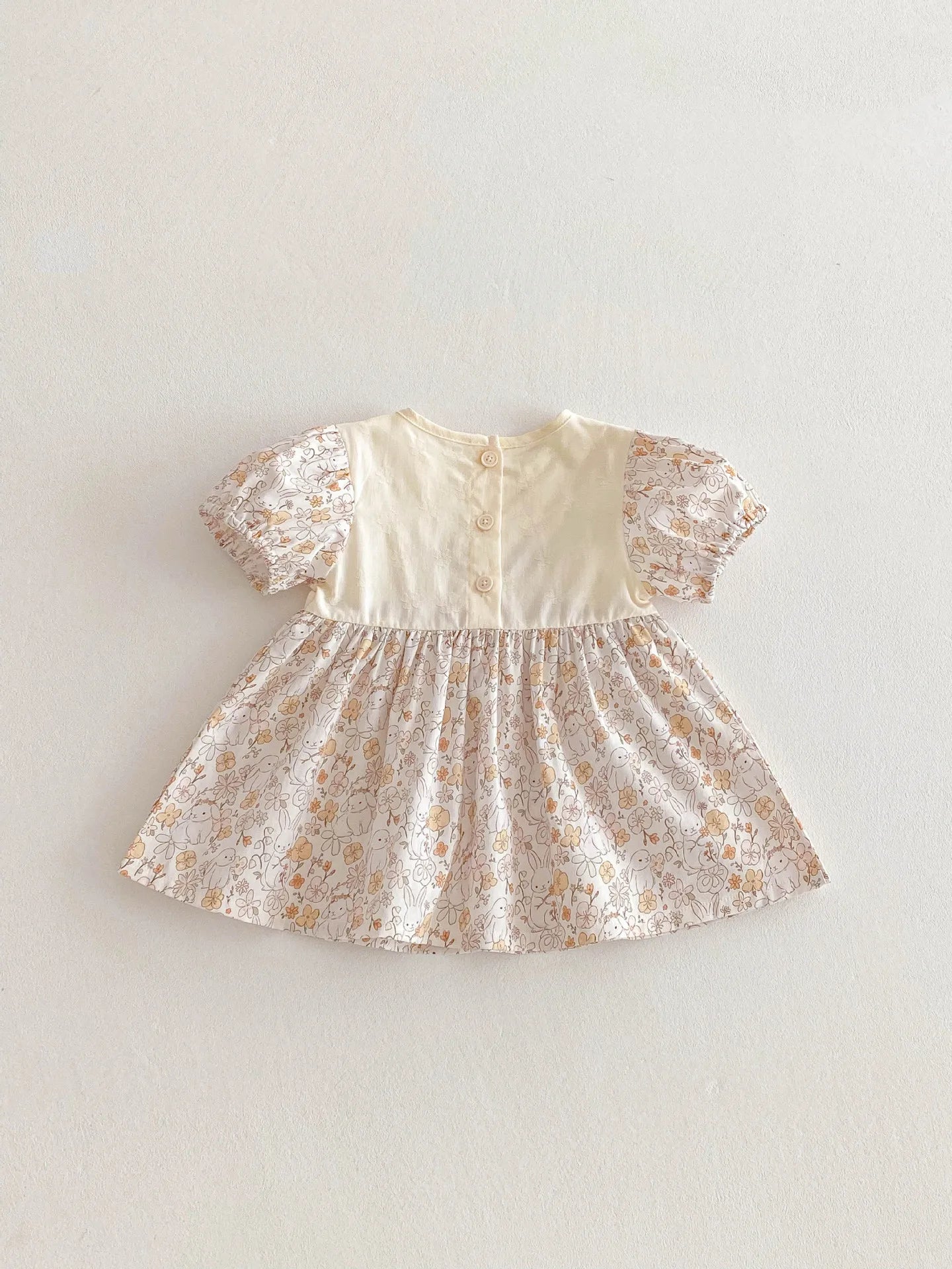 NELNKAGHY Kleid Spitze Baumwolle - Floral Prinzessin Gr 80