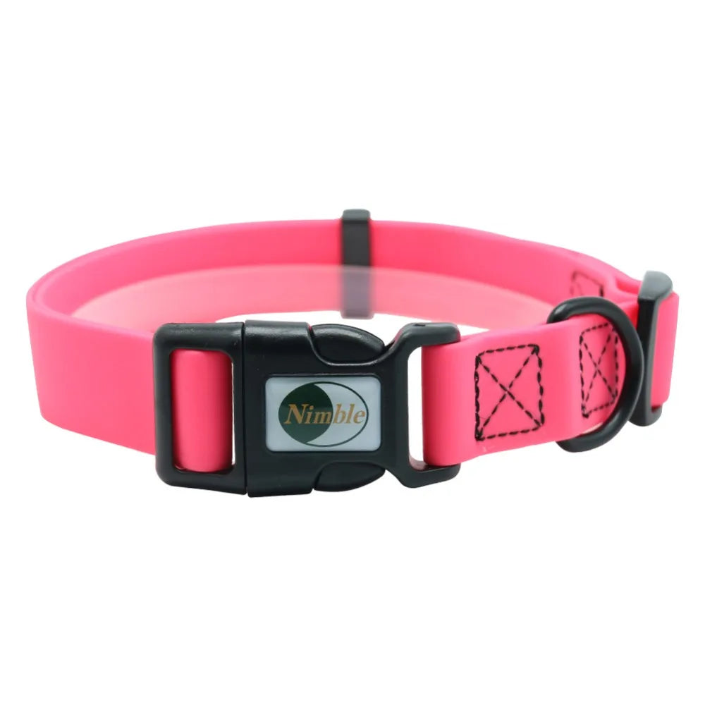 Wodondog Neues Hochwertiges Haustier Hund Halsband 2025: PVC Wasserdicht Anti Schmutzig - Katzen Halsband Einfach Reinigen Große Kleine Hunde Welpen S/M/L