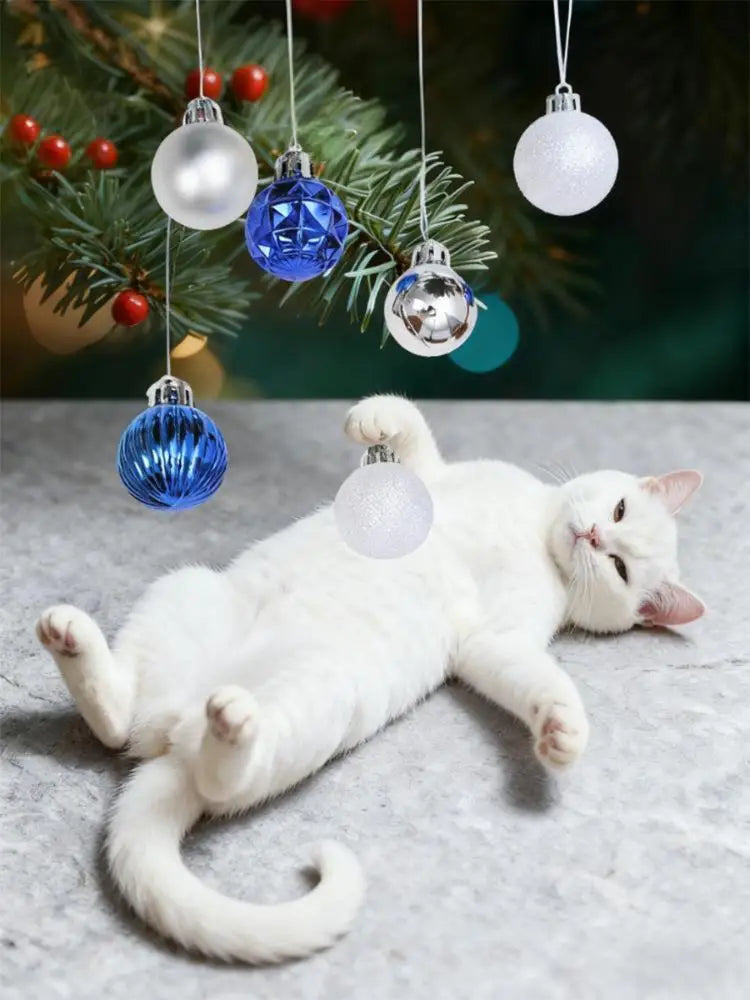 3CM Weihnachtskugeln Glänzend - Ø3 cm, 30 Stück, Weihnachtsdeko