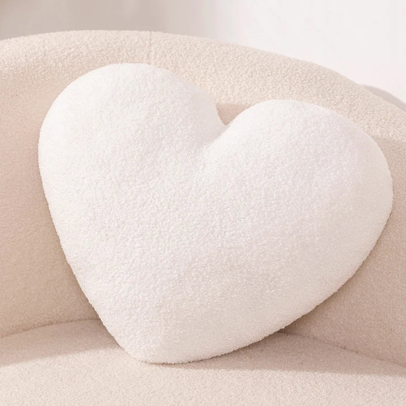 Red Love Heart Shape Throw Pillow Cushion Stuffed Plush Doll Kids Toy Lover Gift Sofa Car Home Decor Wedding Party Decoration