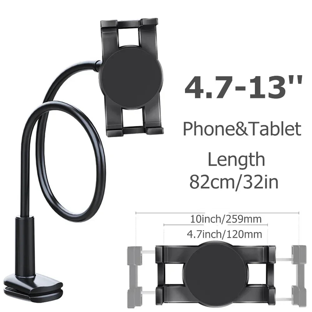 Tablet-Halterung 2025: Flexible Long Arm Stand 5-11'' Phone Tablet Support Xiaomi Samsung iPad Collection
