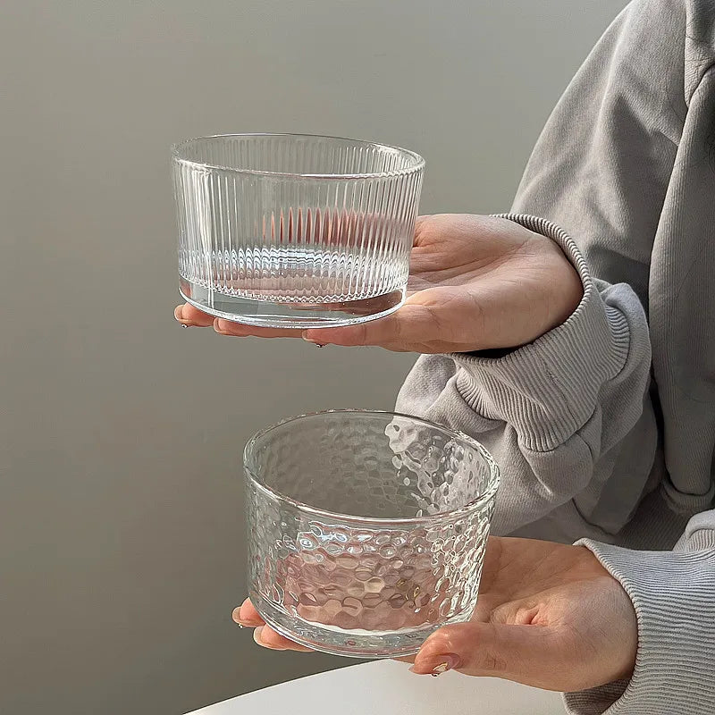 YWDL Mini Glas Schalen Set Eco Freundlich - 2/4 Stk 250ml