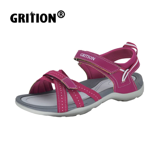 Outdoor-Sandalen 2025: GRITION Women Outdoors Sandals Fashion Girls Shoes - Open Toe Outdoor Flat Summer Beach Casual Non-Slip Lightweight Collection