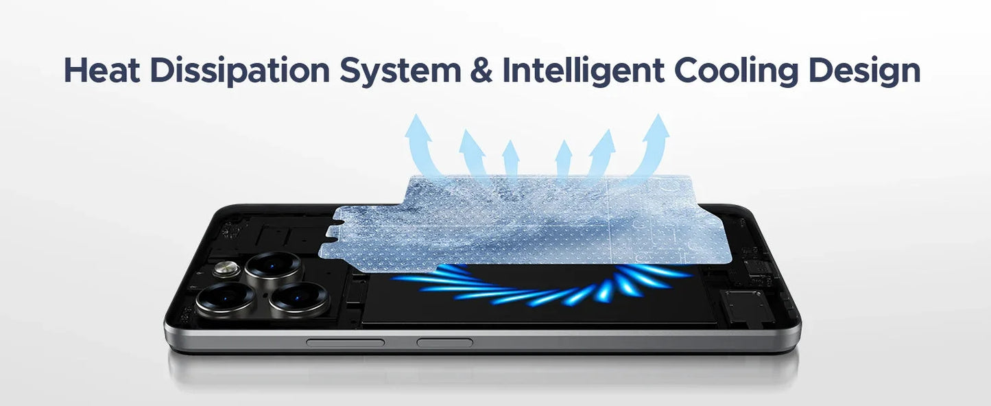 DOOGEE Note 58 Großer Akku - 6250mAh 6,75 Zoll 90 Hz by Golden Bridge Store