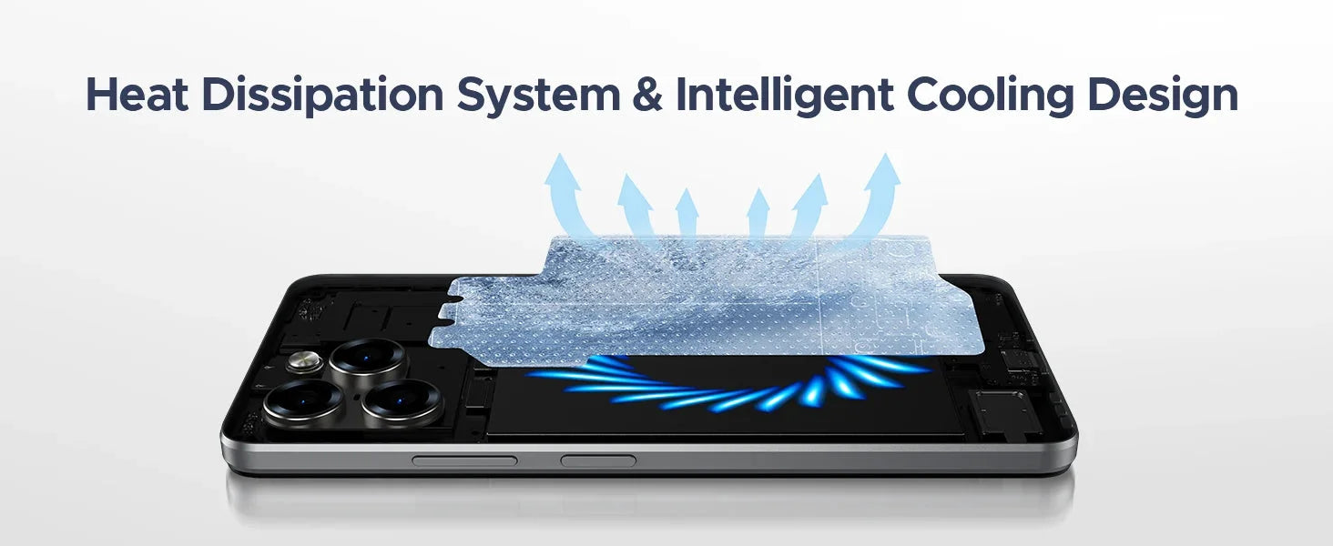 DOOGEE Note 58 Großer Akku - 6250mAh 6,75 Zoll 90 Hz by Golden Bridge Store