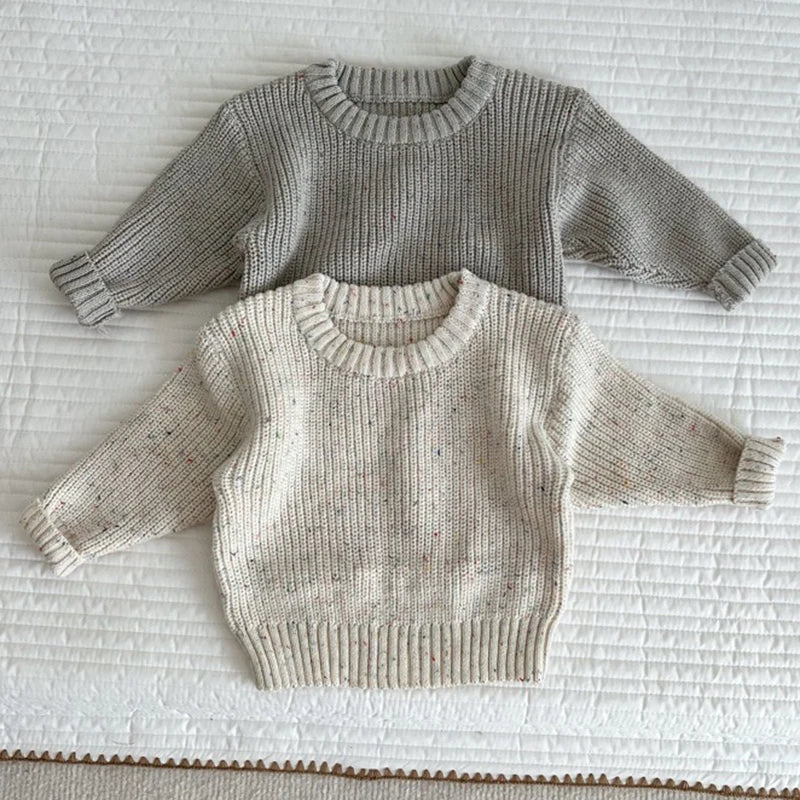 KidsJoy Herbstpullover Grobstrick - Unisex 3-6J Langarm