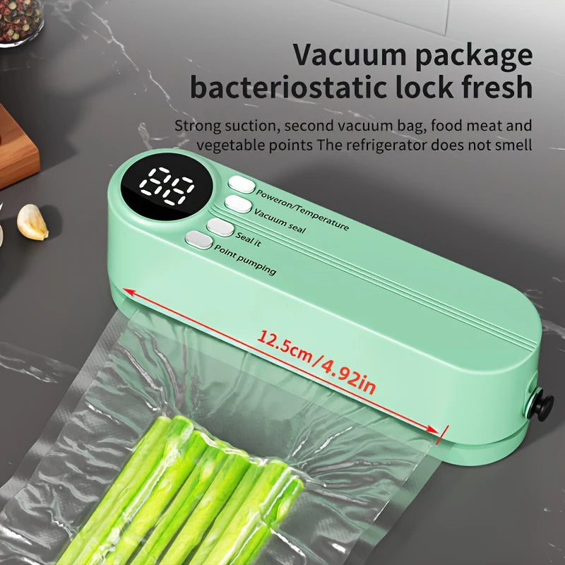 Portable Usb Charging Vacuum Sealer A Multifunctional Food Sealer With Sealing External Suction Inflation Functions 2025