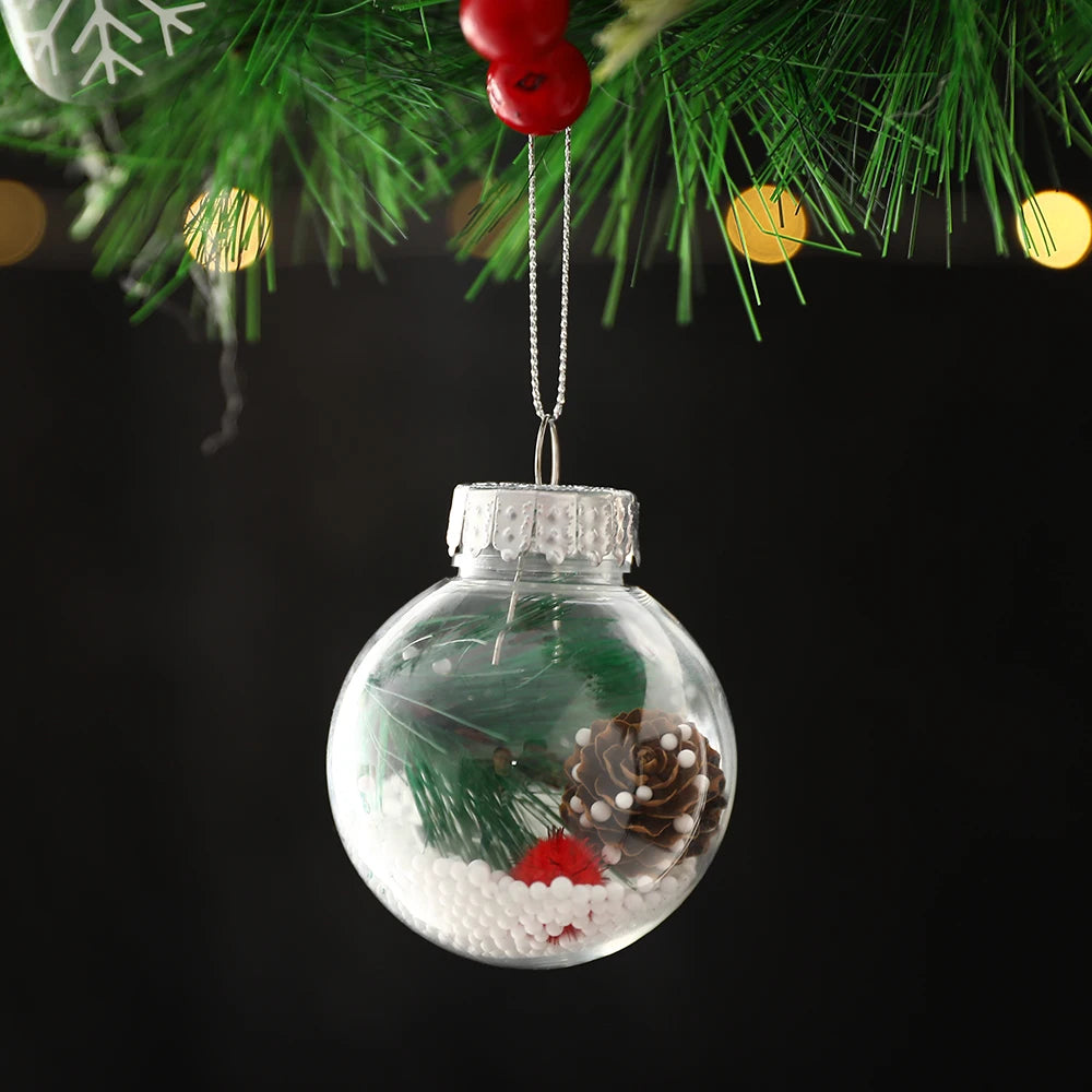 Partigos Hängende Schneekugel Kristall - Kapazität 5 Stk; Größe Ø4 cm