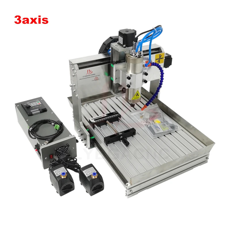 LYBGACNCCNC Wassergekühlte CNC Router - 2200W Achsen 3 5 Maße 2030 by Golden Bridge Store
