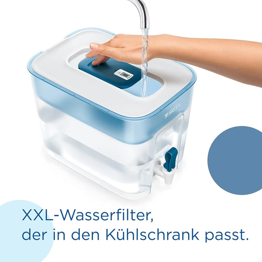 Flow XXL Wasserfilter Mit Zapfhahn - Kapazität 8,2 l, MAXTRA Pro