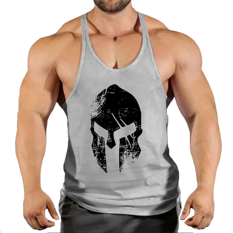 Men gym stringer tank – muscle workout vest for fitness