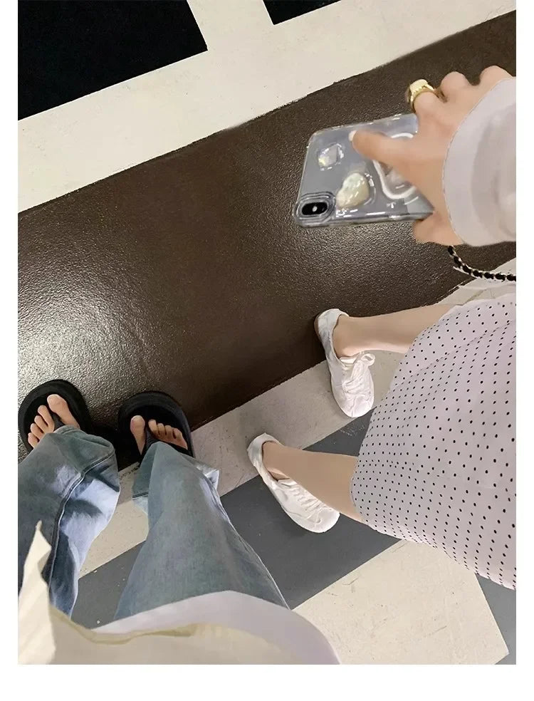Comemore 2025 Neu Sommer Damen Ballet Stil Süß Mädchen Sport Board Schuhe Mode Satin Schleife Freizeit Flats Damen Komfortabel