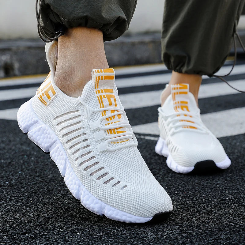 Men's 2024 Summer Sneakers Jogging Fashion Designer Original Sports Shoes Sneakers Lace Up Lightweight Hiking Casual Tenis Shoes