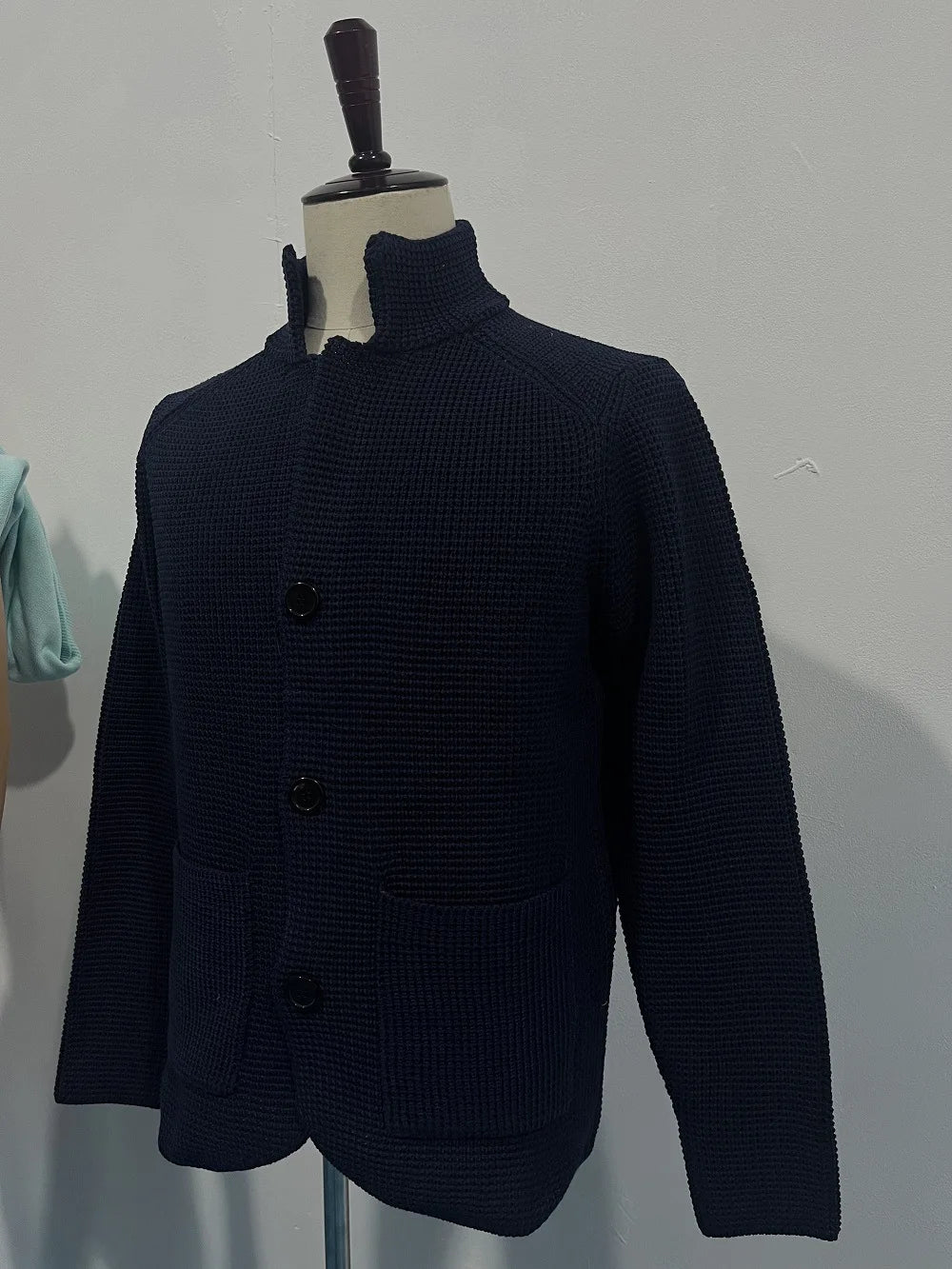 mandylandy Cardigan Stehkragen Slim Fit - Größe M Polyester