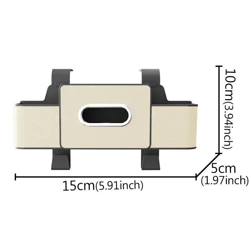 Multifunktion Auto Rücksitz Organizer Leder Innenraum Aufbewahrungstasche Auto Hängebox Für Verstauen Ordentlich Mit Handy Tissue Becherhalter