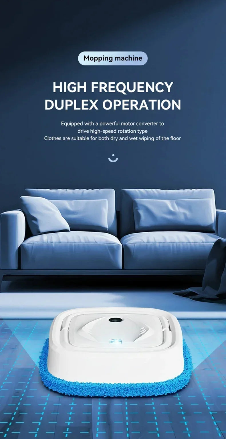 Household Electric Vacuum Cleaner Wireless Sweeping Robot Rotating Strong Cleaning Humidification Spray Dry and Wet Sweeping