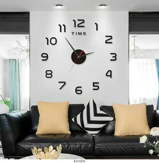 Choice DIY Quarz Uhr Spiegel - 40cm Acryl Pflanze Groß