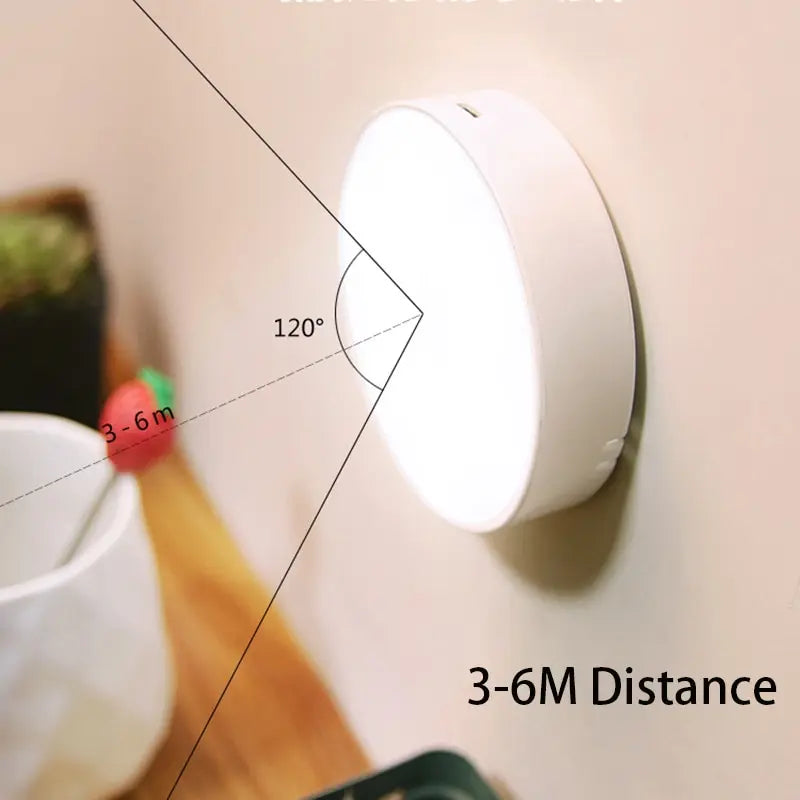 LED Smart Menschlich Körper Sensor Nachtlampe Notfall Automatisch Beleuchtung USB Aufladung Drahtlos Magnetisch Saugnapf Verwendung Nachtlicht