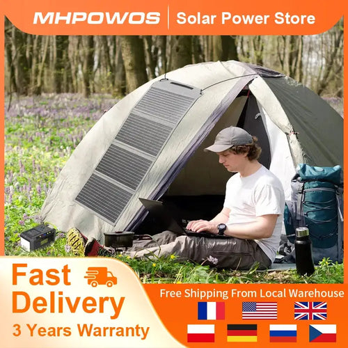 Solarpanel Faltbar 40 W USB 5 V Outdoor Camping Ladegerät