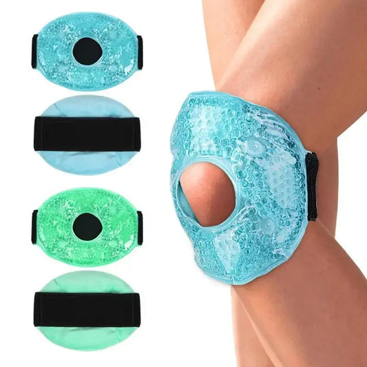 Gel-Kompresse 2025: Soft Gel Ice Compress Strap Cold Hot Compress - Knee Straps Wrist Protectors Calf Protectors Ankle Protectors Elbow Knee Pads Collection