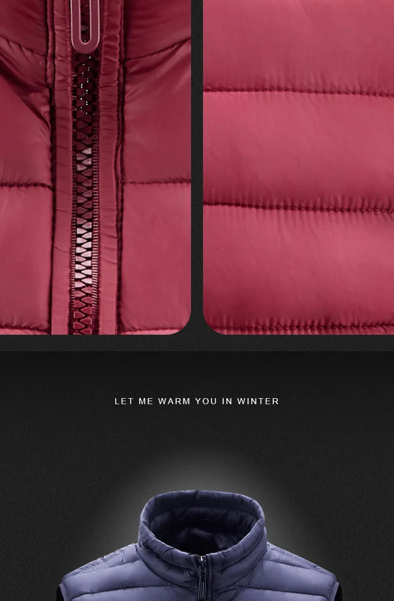 Neue Männer Weste Ultraleicht - 90% Daune, wasserdicht, Gr.L