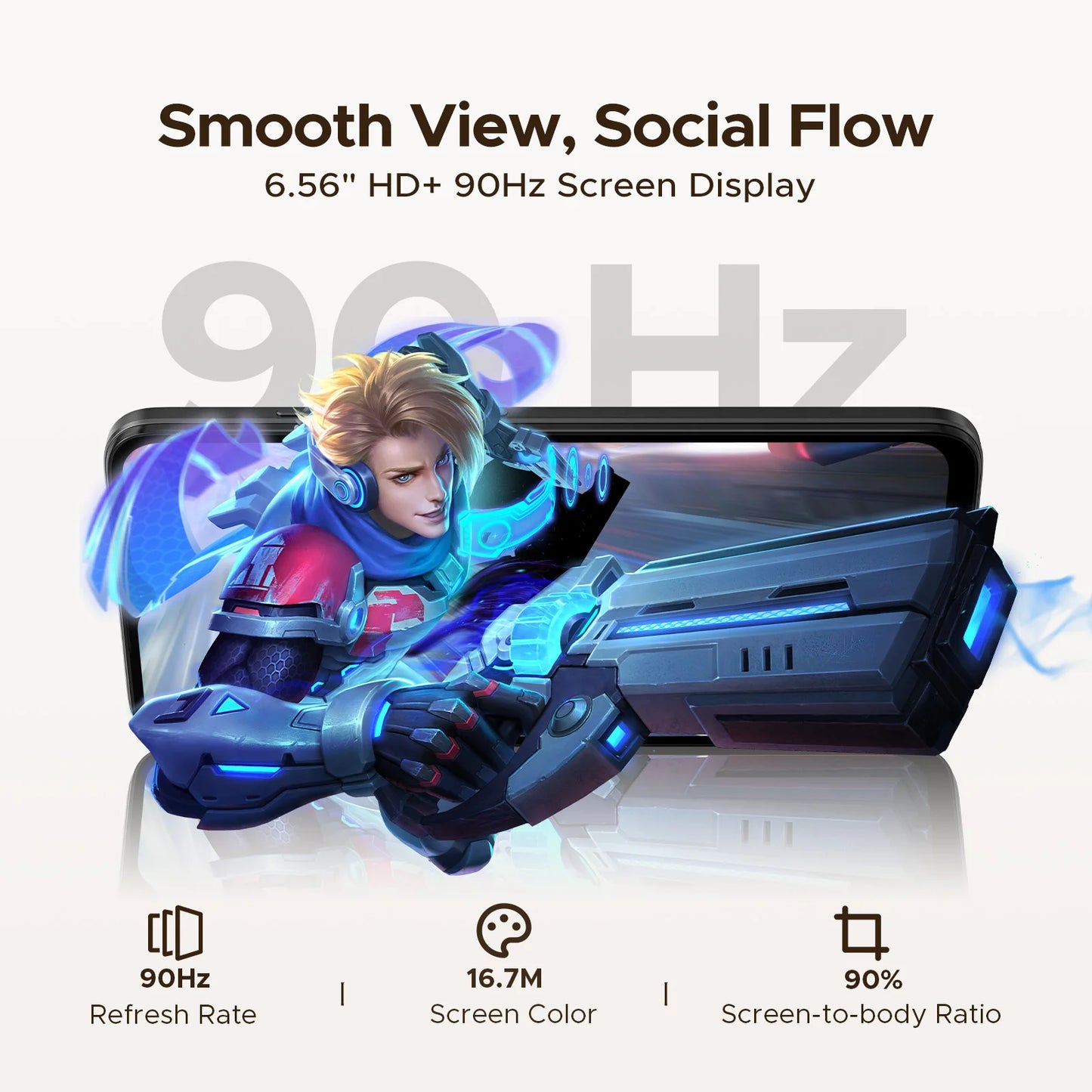 DOOGEE Note56X 6,56 Zoll Display - Akku 6150 mAh, CPU Unisoc SC9863A