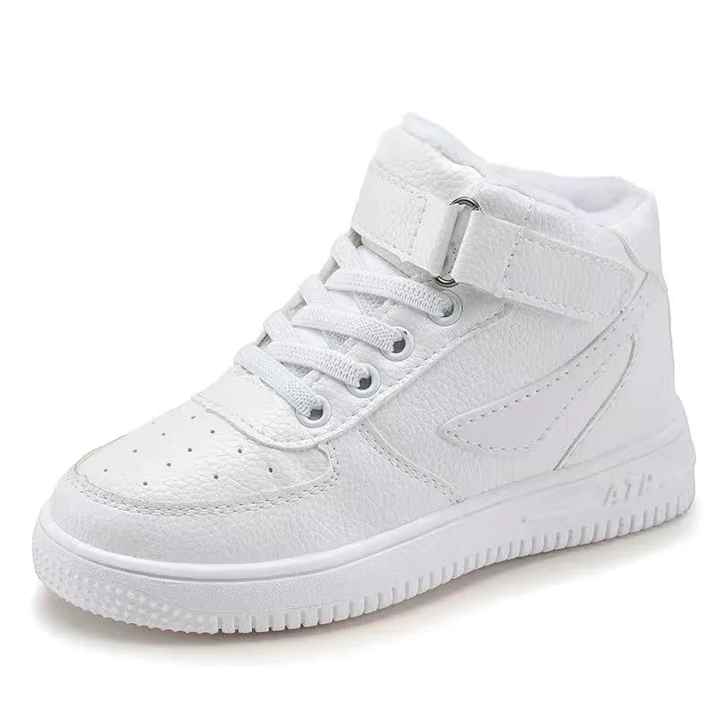 Kinderschuhe 2025: Mom Susy Baby Boy Girl Casual Shoes Child Leather - Sneakers Soft Flat High Waterproof White Black Red Kids Boot Chaussure Enfant Collection